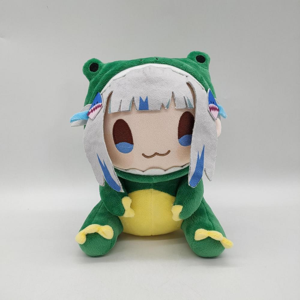 Hololive Dino Gura Plush Toy Gawr Shark Stuffed Dolls Baby Animals Virtual YouTuber Plushies Figure Pillow Kid Christmas Gifts