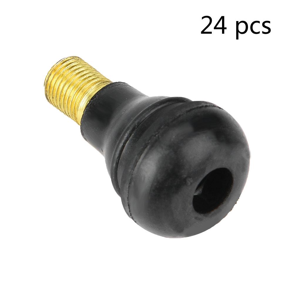 100 Pcs Car Motorcycle   Replacement Snap In Tire Tyre Valve Stem ;TR412: