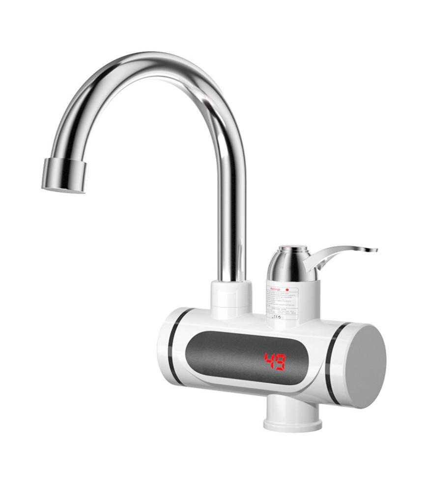 Natychmiastowy Elektryczny Kran Bojler z Cyfrowym Wyświetlaczem do Pryszniców Gorącej i Zimnej Wody