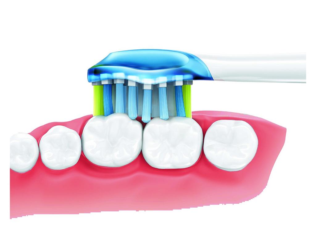 Philips Sonicare Premium Clean Replacement Brush Regular Set of 3 Adaptive (Genuine) Heads, Size, White, (HX9043/11) (Formerly Clean)