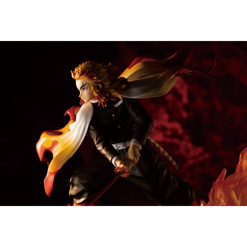 Kotobukiya ARTFX J Demon Slayer: Kimetsu No Yaiba Rengoku Kyojuro 1/8 Scale PVC Painted Complete Figure PP927