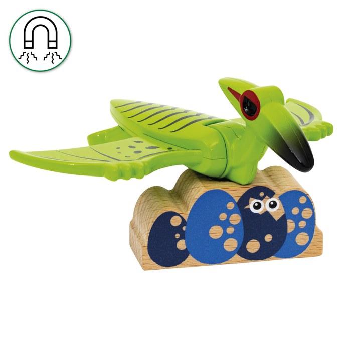BRIO Wooden Railway Dinosaur Battery Train 36096