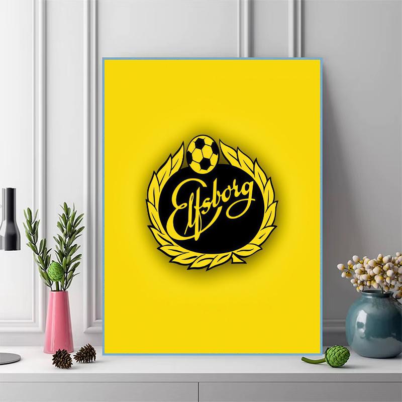 IF Elfsborg 100% Round Full Drill 5D DIY Diamond Painting Embroidery Cross Stitch Rhinestone Décor