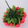 18 Heads Real Happy Flower 9 Colors Photography Photo Gift Natural Simulated Rose Mini Rose Flowers Decorative Home Decorative