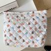 Mote søte blomster kosmetikkveske Bærbar clutch sminkeveske Kosmetisk oppbevaringsveske Reisetoalettsaker Organisering sminkeveske