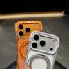 Airbag 360 Degree Rotating Bracket For Magsafe Case For iPhone 17 16 15 Pro Max Magnetic Charge Transparent Shockproof Cover