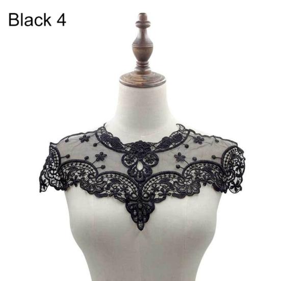 DIY Floral Lace Neckline Neck Collar Trim Dress Clothes Sewing Applique Decor