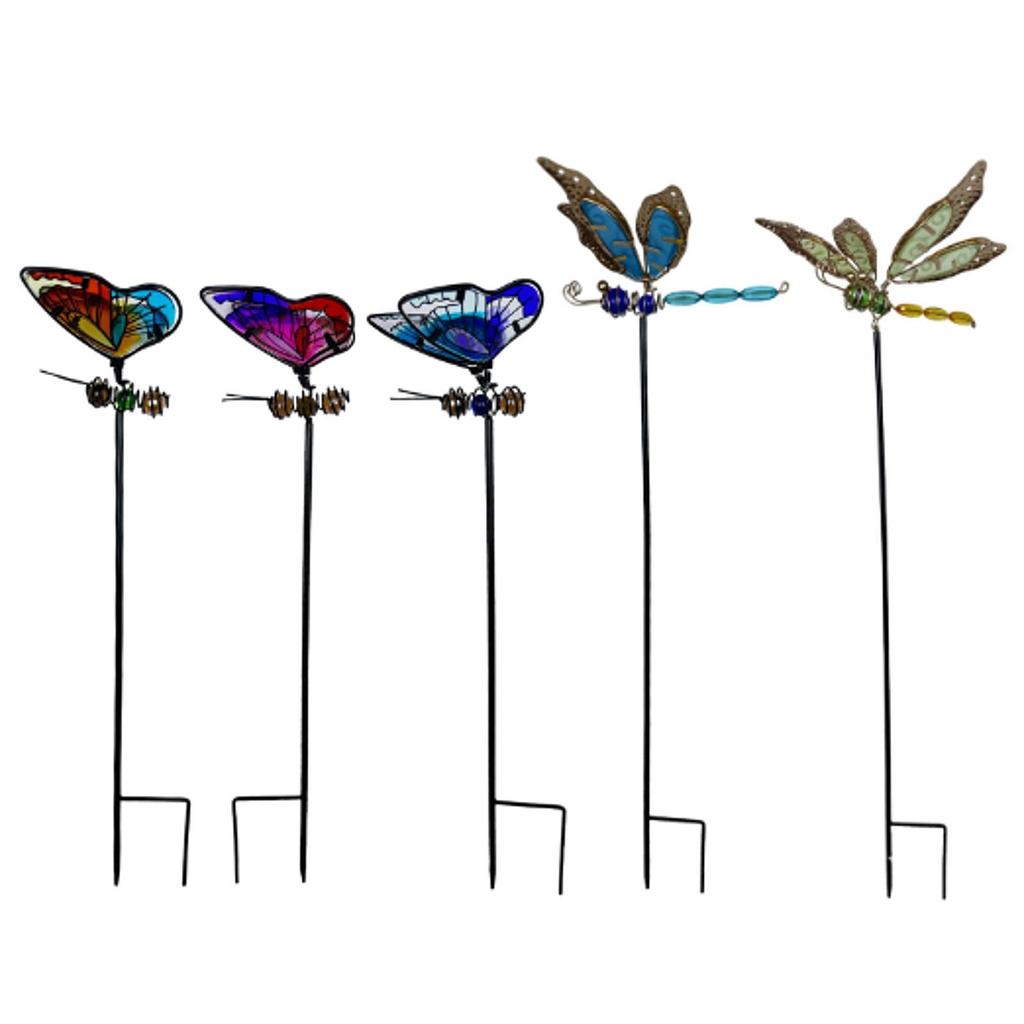 Butterfly Garden Stake Decorative Holiday Birthday Gift Yard Sign Outdoor Decoration for Pathway Balcony Outside Patio Walkway