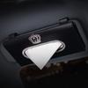 Bling Rhinestone Crown Sun Visor Tissue Box Cover, Hanging Car Tissue Holder Made of Faux Leather, Creative High-End Automotive Accessories.