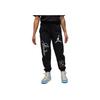 Jordan Letter Logo Print Drawstring Knit Sports Pants Women Bottoms Black DZ3385-010