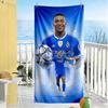 Starspieler Kylian Mbappé Strandtuch Schnelltrocknend Weiche Mikrofaser Bequem Leicht