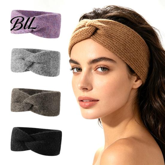 Versatile Winter Ear Warmer Women Headband, Twist Knot Knitted Thick Warm for Cold Weather Warmers, Cozy Head Wrap Autumn Accessories Thermal