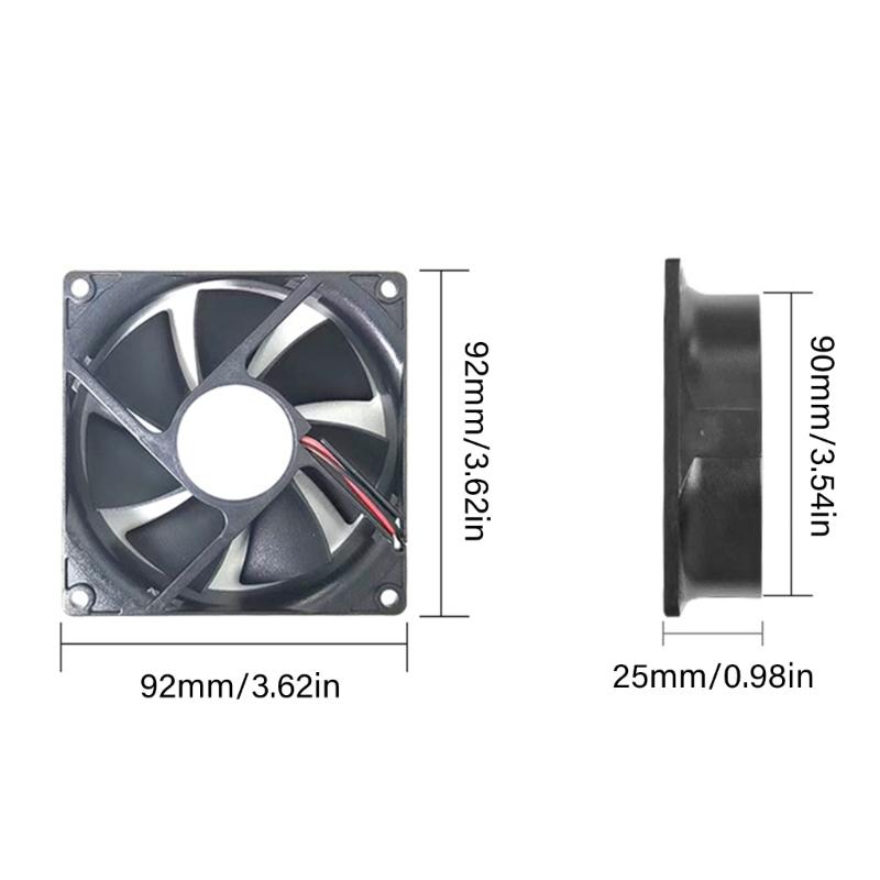 Hoher Luftdurchsatz 12V Inline-Rohrventilator für Hauslüftung Solarbetrieben 5,5x2,1mm Buchsenanschlüsse Stabiler ABS-Kunststoff