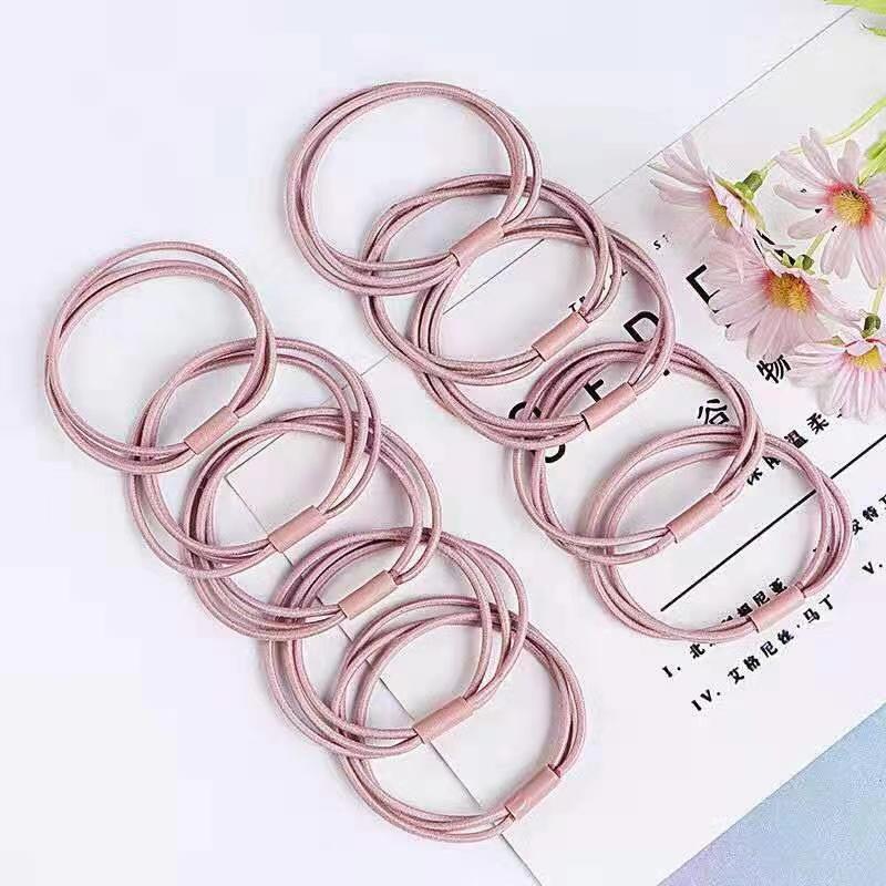 lot Hair Accessories Girls Rubber Bands Scrunchy Basic Elastic Hair Bands Kids Baby Headband Fashion Decorations for Hair