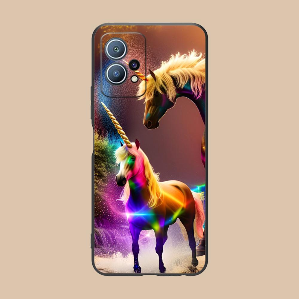 Fantasy Unicorn Mobile Phone Case for Huawei P60 P50 P40 P30 P20 P10 P9 P8 Pro Lite Plus Colorful Printing Cover Pretty Cover