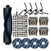 For Eufy Omni- X10 Robot Vacuum Parts Kit Main Brush Side Brushes Filters Dust Bags Cleaning Wipes Screwdriver Tool Set 19Pcs