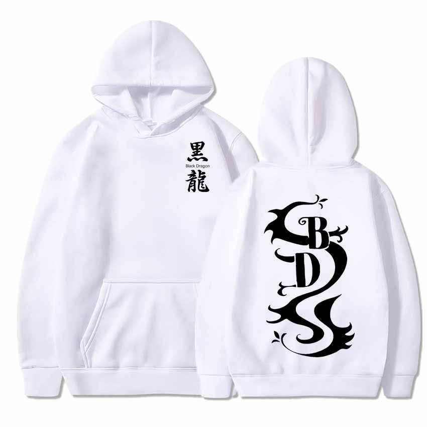 hoodie black dragon tokyo revengers