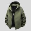 New Large-size Jacket for Men's Hooded Loose Work Clothes for Mountain Family Work Clothes