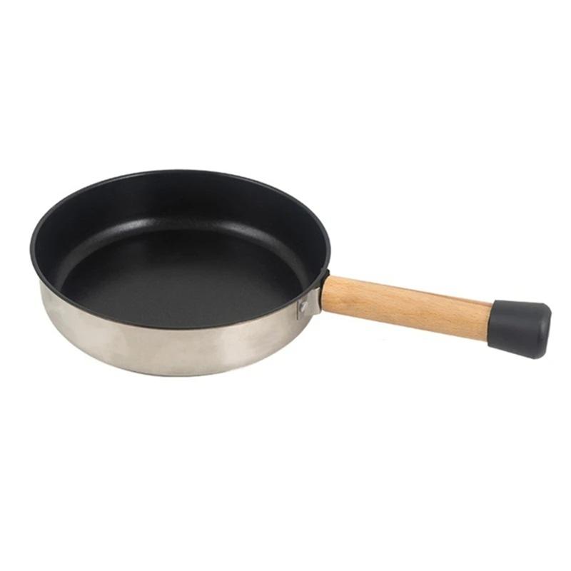 Classy-Portable Camping Frying Pan With Non Stick Coating Outdoor Cookware For Campers And Traveler Frying Pan With Handle
