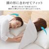 Iris Plaza Pillow, Low-Resilience Chip Urethane, Moderate Responsiveness, Reduces Head and Shoulder Pain, Distributes Body Pressure, Fits Well,