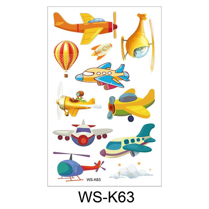 Cross Border Children's Cartoon Tattoo Stickers Space Dinosaur Boy Girl Cute Temporary Waterproof