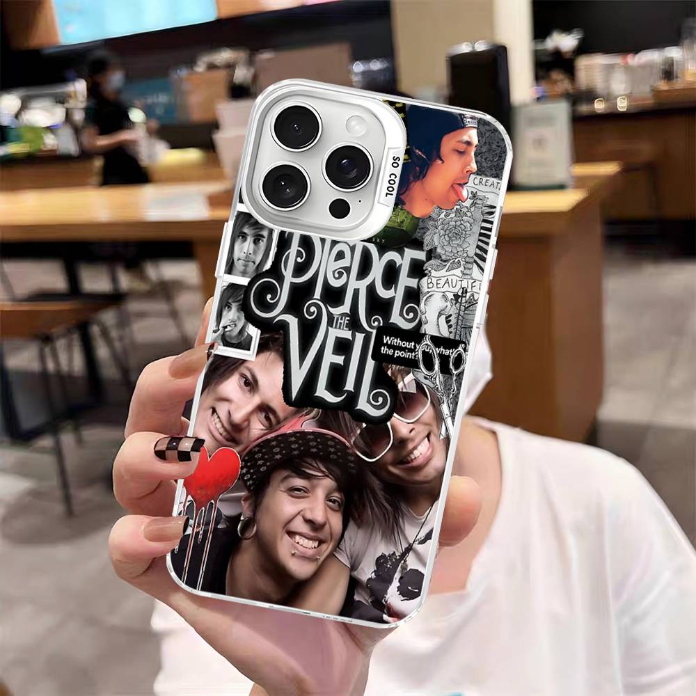 Classic Band P-Pierce T-The V-Veil Phone Case For IPhone 16 15 14 13 12 11 17 Pro MAX Plus Pro Matte Shockproof Cover