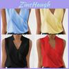 Streetwear V Neck T Shirt With Polyester Fabric For Casual Women Spring Fashion