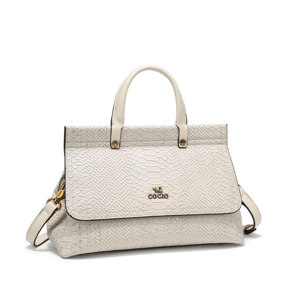 Women's Handbag Snake Skin Pattern Fashionable Commuting Bag Spring and Summer New Item High-end Texture Versatile Handbag