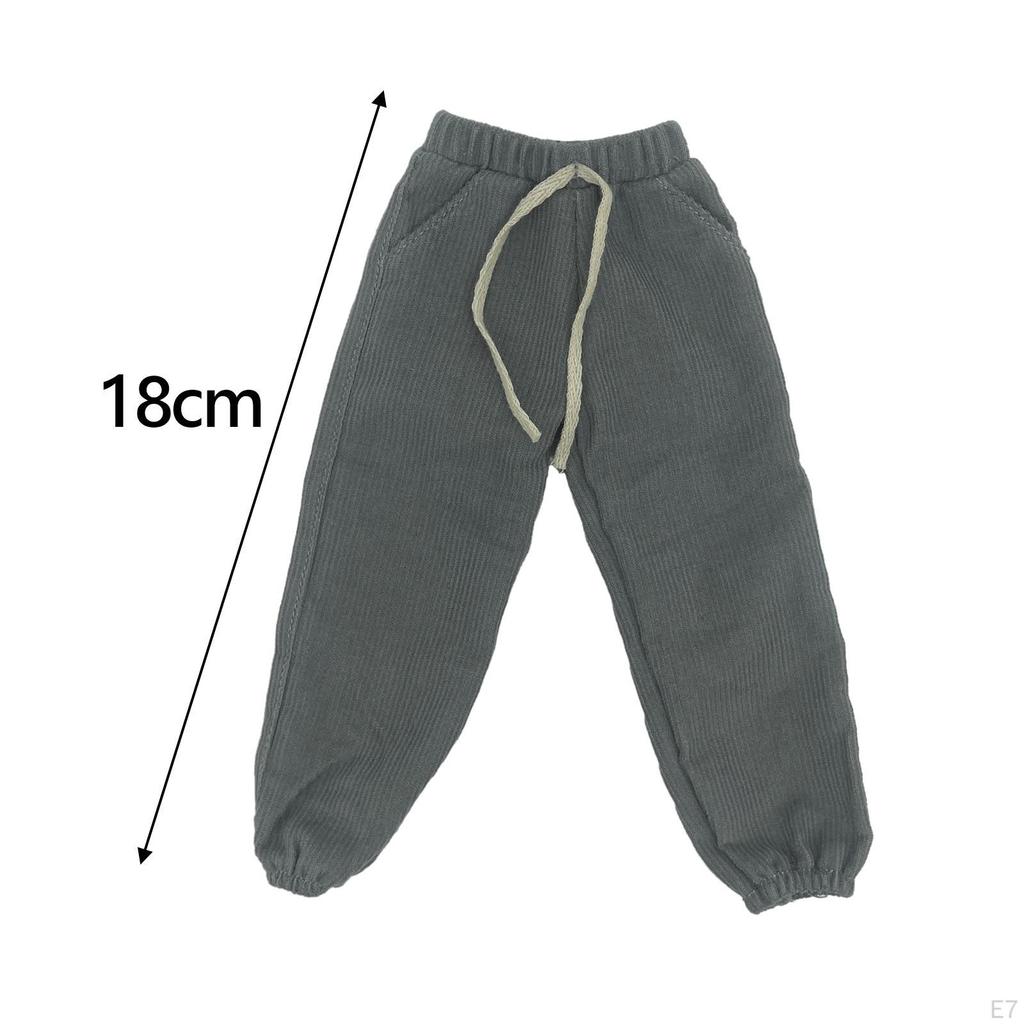 1/6 Action Figure Pant Handmade Doll Clothes Cloth Trendy Loose Long for 12in