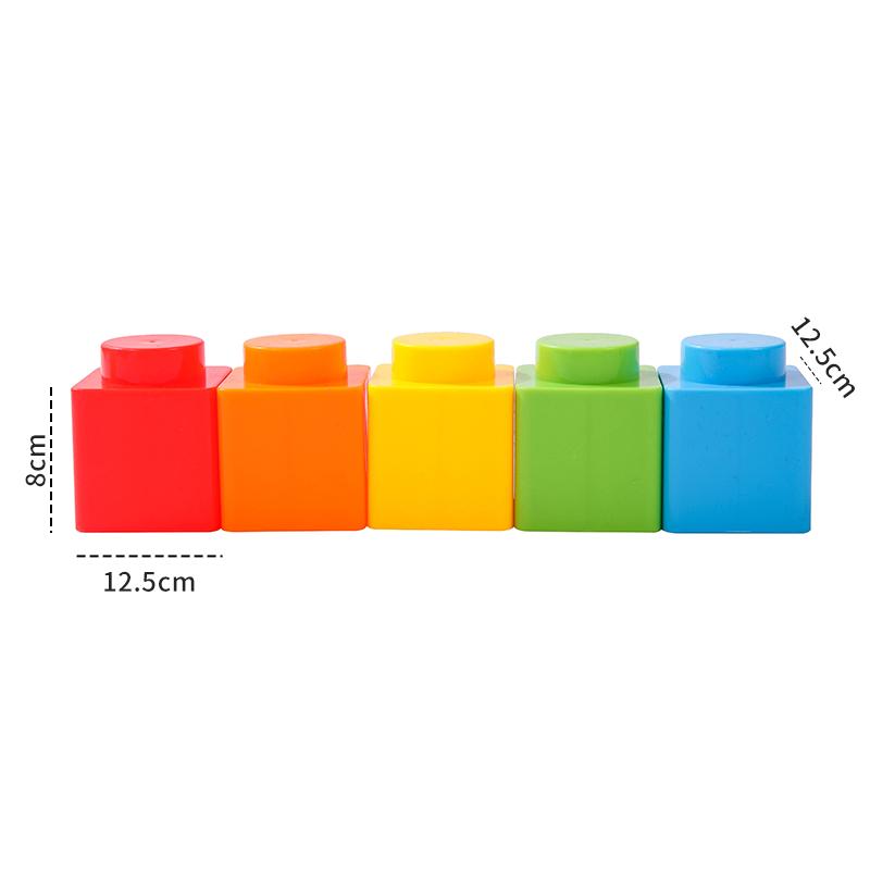 

Indoor Early Education Center Kindergarten Large Particle Building Castle Children s Plastic Educational Building Blocks Toys
