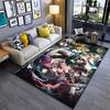 Anime Character Cartoon Carpet with Battle Theme and Vibrant Colors Suitable for Use As an Anti-slip for Living Room Bedroom Sofas
