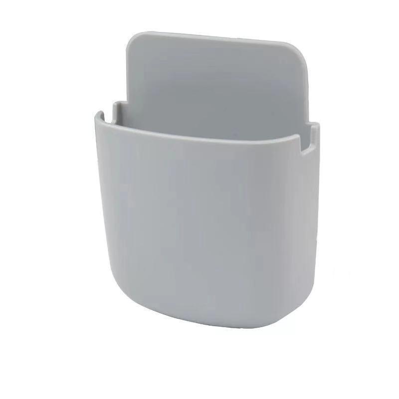 Punch-Free Wall-Mounted Remote & Phone Charging Storage Box