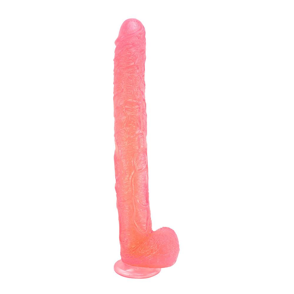 Dildo clar, realist, extins, de 43 cm, pentru femei, penis fals privat cu ventuză, Plug anal pentru sănătate, Jucării sexuale pentru adulți