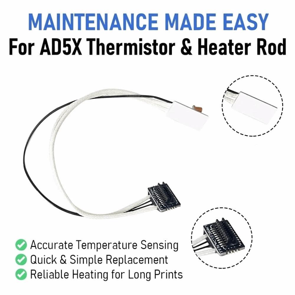 Consistent Heat Output Hotend Heating Assembly Quick Replace Hotend Kit For Flashforge AD5X