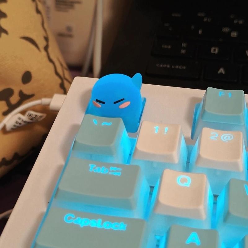 ESC Keycap Transparently Base Lovely Shaped Resin Keycap, Enhances Typing Experience For Gamers And Office Workers