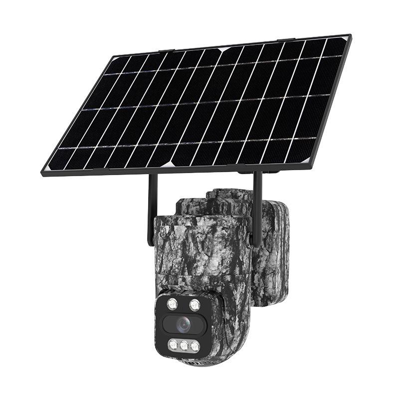 AOV 4G Outdoor Camouflage Solar Surveillance Binocular Camera - Waterproof Photography Head