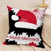 Luxury MMardi MMercred Cushion Cover Soft Plush Throw Pillow Cover DoubleSided Decorative Case Sofa Bedroom Home Decor
