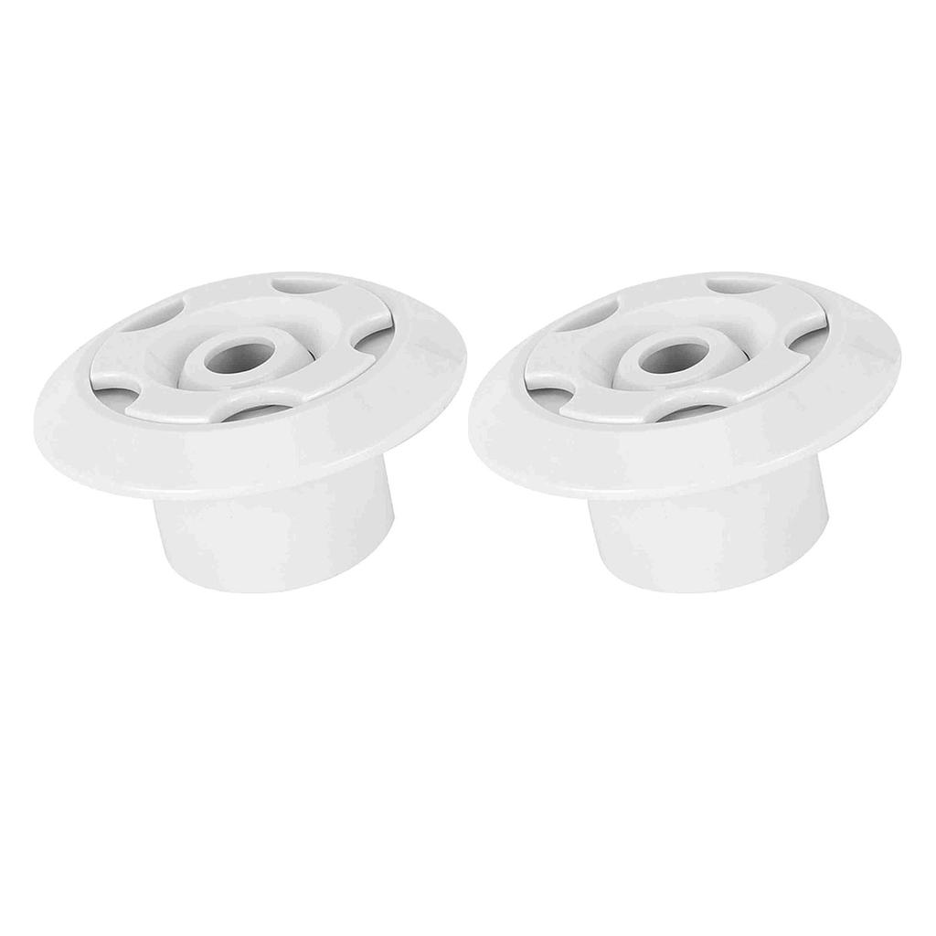 2PCS Pool Jet Nozzle 2 Inch 360 Degrees Rotating Adjustable Massage Water Outlet Nozzle for Spa Swimming Pool