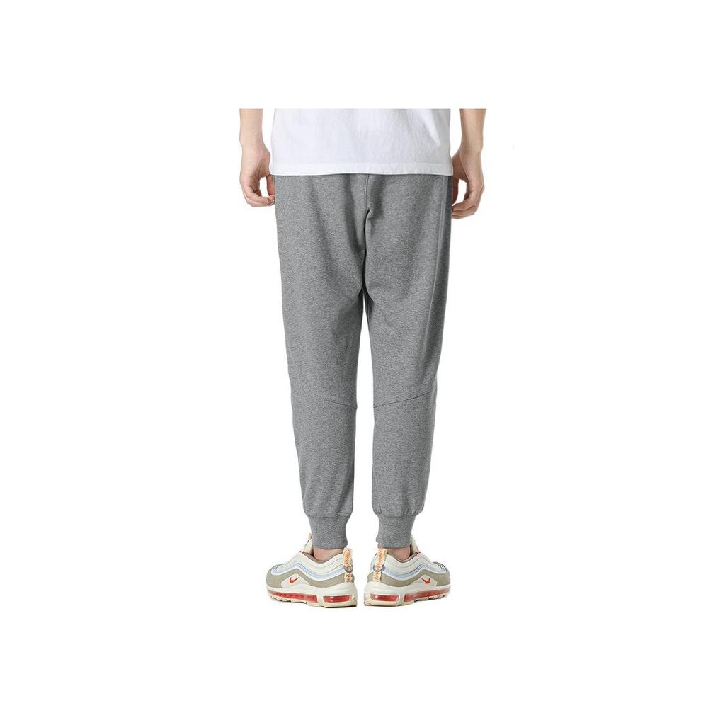 Jordan FW22 Solid Color Logo Print Joggers With Elastic Waist Men Bottoms Grey DQ7333-091
