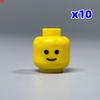 Custom Build Bricks Printed Head Face Expression 4cm Action Figure Body Part DIY Educational Toy Creating Bricks Toysets Ideal For Youngsters Gift