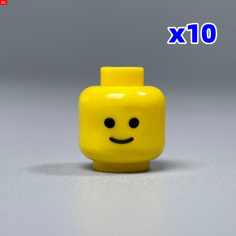 Custom Build Bricks Printed Head Face Expression 4cm Action Figure Body Part DIY Educational Toy Creating Bricks Toysets Ideal For Youngsters Gift