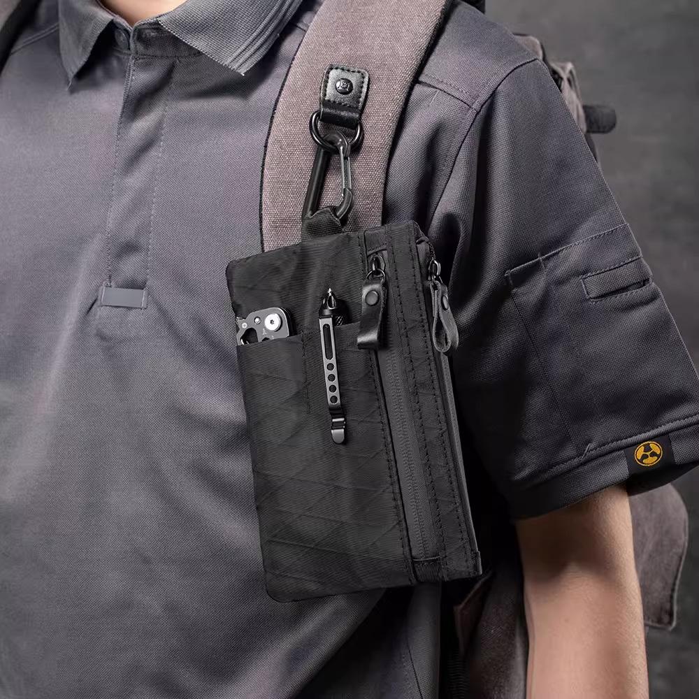 In-Stock Multifunctional Anti-Theft RFID Passport Wallet & Card Holder with Men's Key Case Storage.