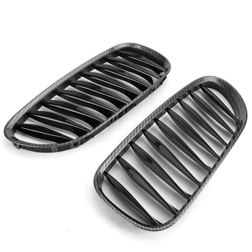 Grille de calandre avant ABS Fibre de carbone Compatible BMW Z4 E85 E86 2003-2008