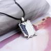 [Entregando amor e paz] Attack on Titan Hooded Cloak + Necklace + Basement Key 3-Piece Set Scout Regiment Wings of Freedom (L)