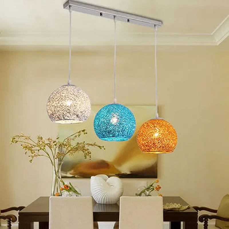 Nordic Restaurant Small Chandelier Three-head Bar Modern Simple Home Dining Room Table Lamp Creative Personalized Bedroom Lamps