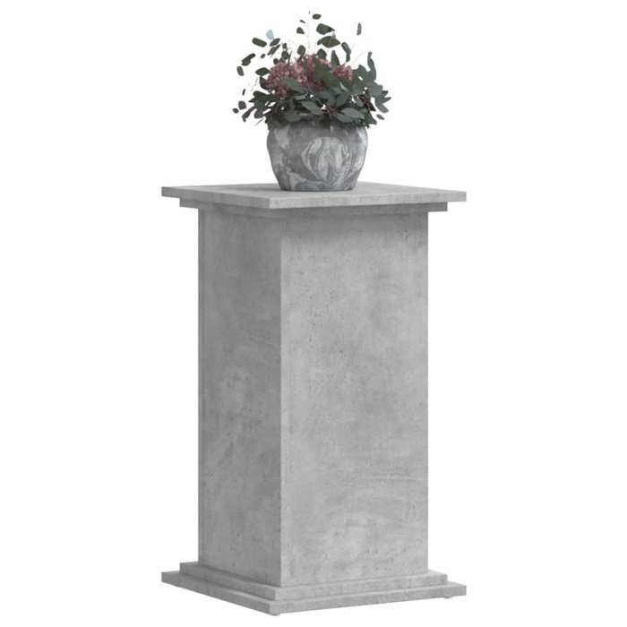 VidaXL Support pour plantes gris béton 33x33x60 cm bois d'ingénierie 852963
