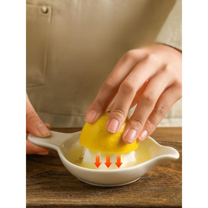 Latest Hand Operated Juicer Home Use Orange Juice Cup Ceramic Juice Squeezer Lemon Juice Squeezer Kitchen Gadgets and Accessories
