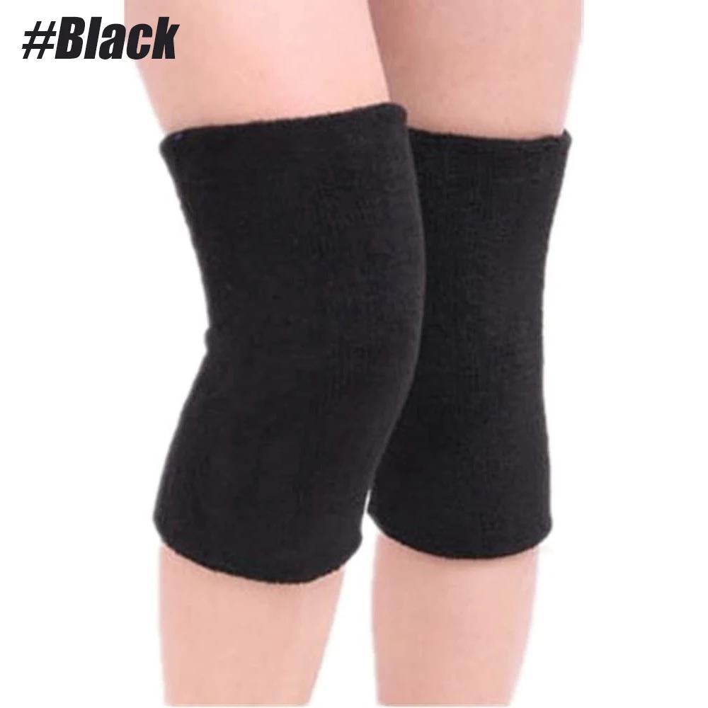 Elastic Towel Knee Pads Dance Protection Sports Fitness Unisex Winter Warm Thermal Knee Sleeves for Joint Pain Arthritis Relief
