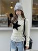 Women's American Retro Polka Dot High Neck Long Sleeve T-shirt - Korean Style Sweet Age-Reducing Collar Base Layer Top for Autumn/Winter