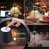 Hotel Cordless Usb Rechargeable Table Lamp Poldina Waterproof Touch Switch Table Lamps for Bedroom Hotel Living Room Restaurant